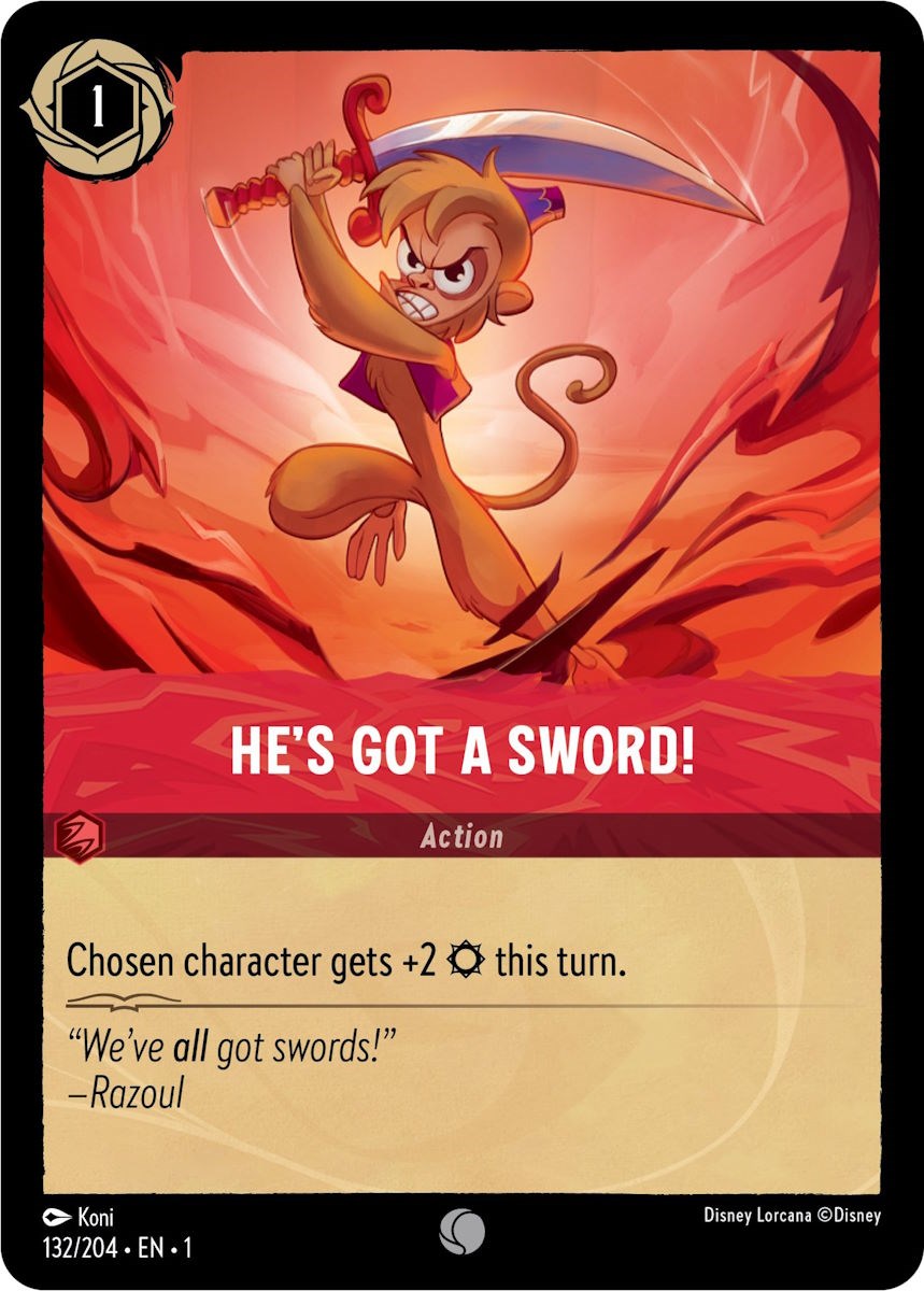 He's Got A Sword! (132/204) [The First Chapter] | Eastridge Sports Cards & Games