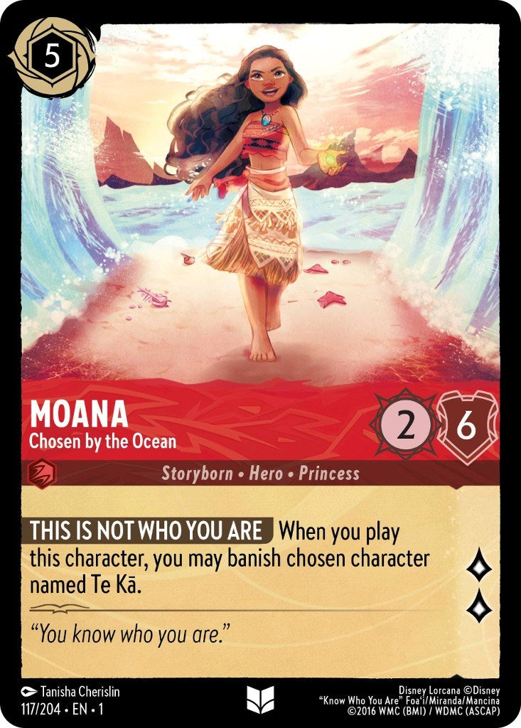 Moana - Chosen by the Ocean (117/204) [The First Chapter] | Eastridge Sports Cards & Games