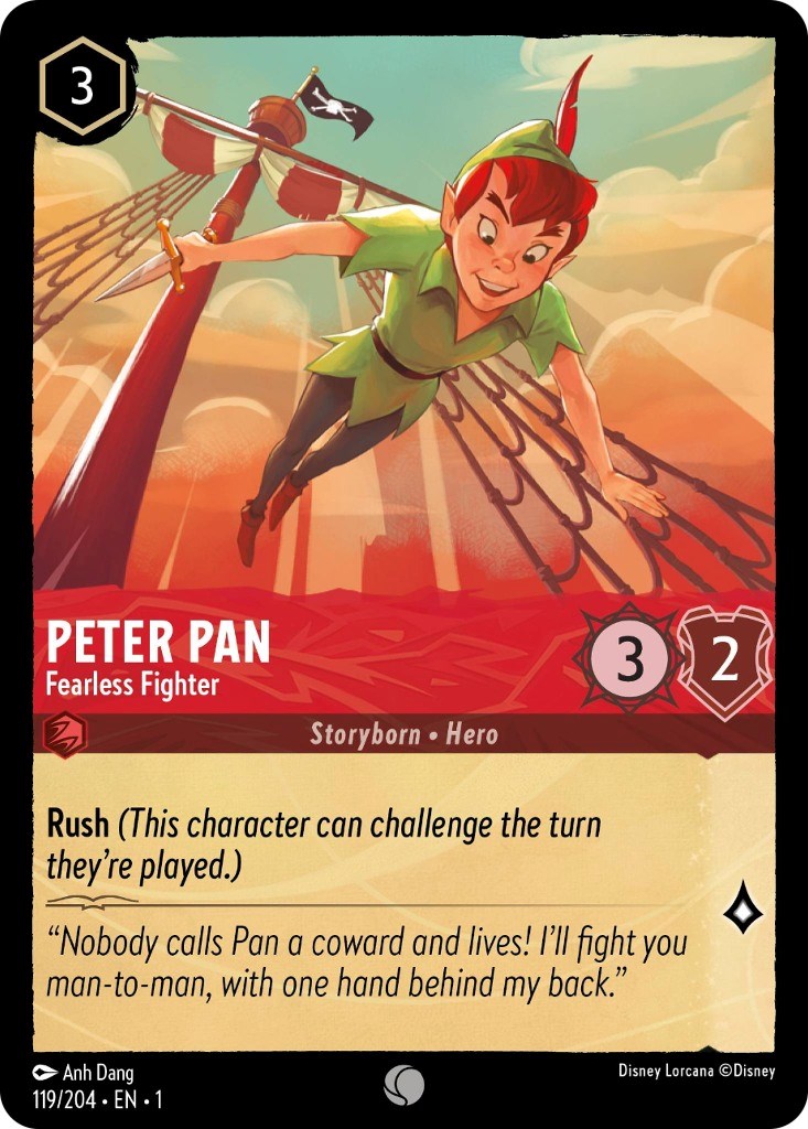 Peter Pan - Fearless Fighter (119/204) [The First Chapter] | Eastridge Sports Cards & Games