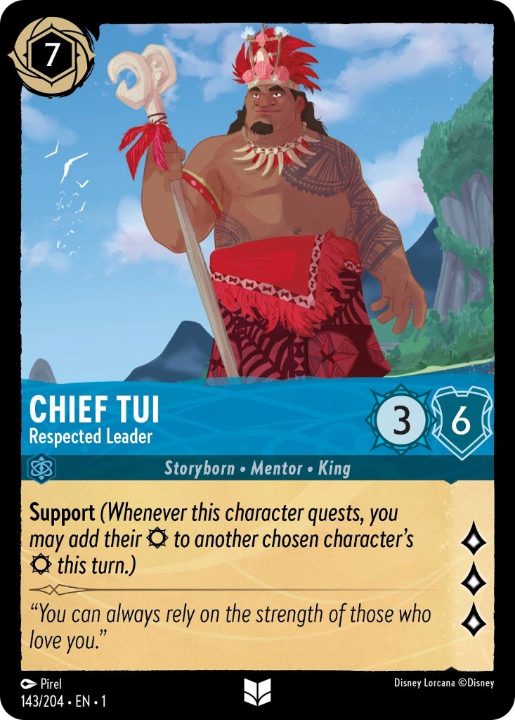 Chief Tui - Respected Leader (143/204) [The First Chapter] | Eastridge Sports Cards & Games