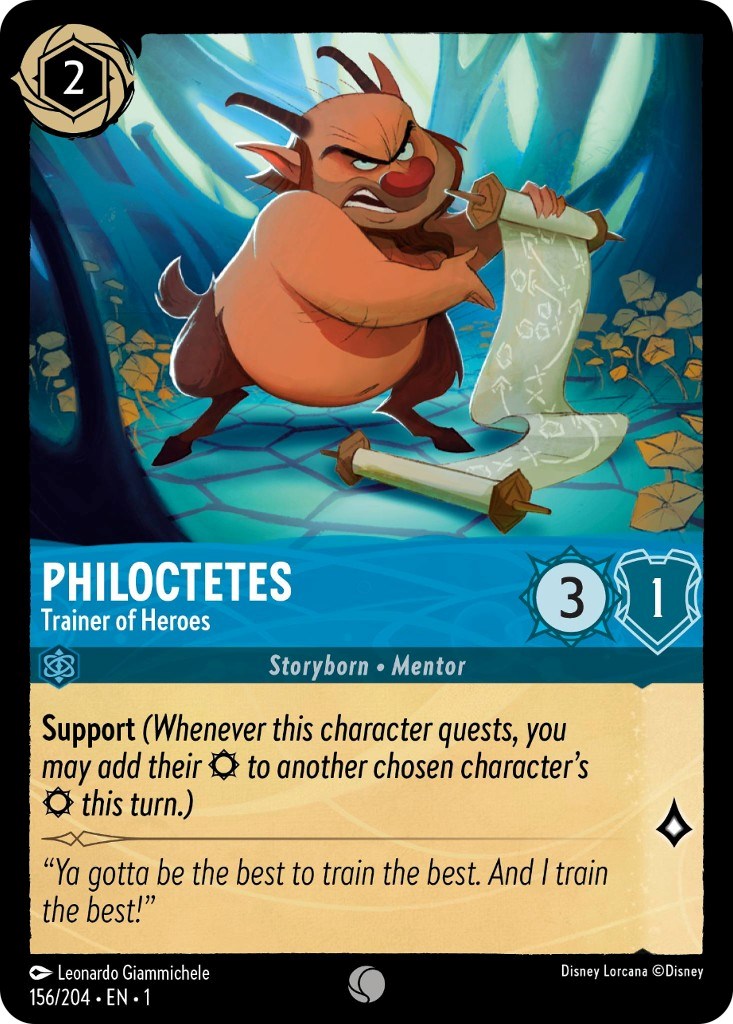 Philoctetes - Trainer of Heroes (156/204) [The First Chapter] | Eastridge Sports Cards & Games