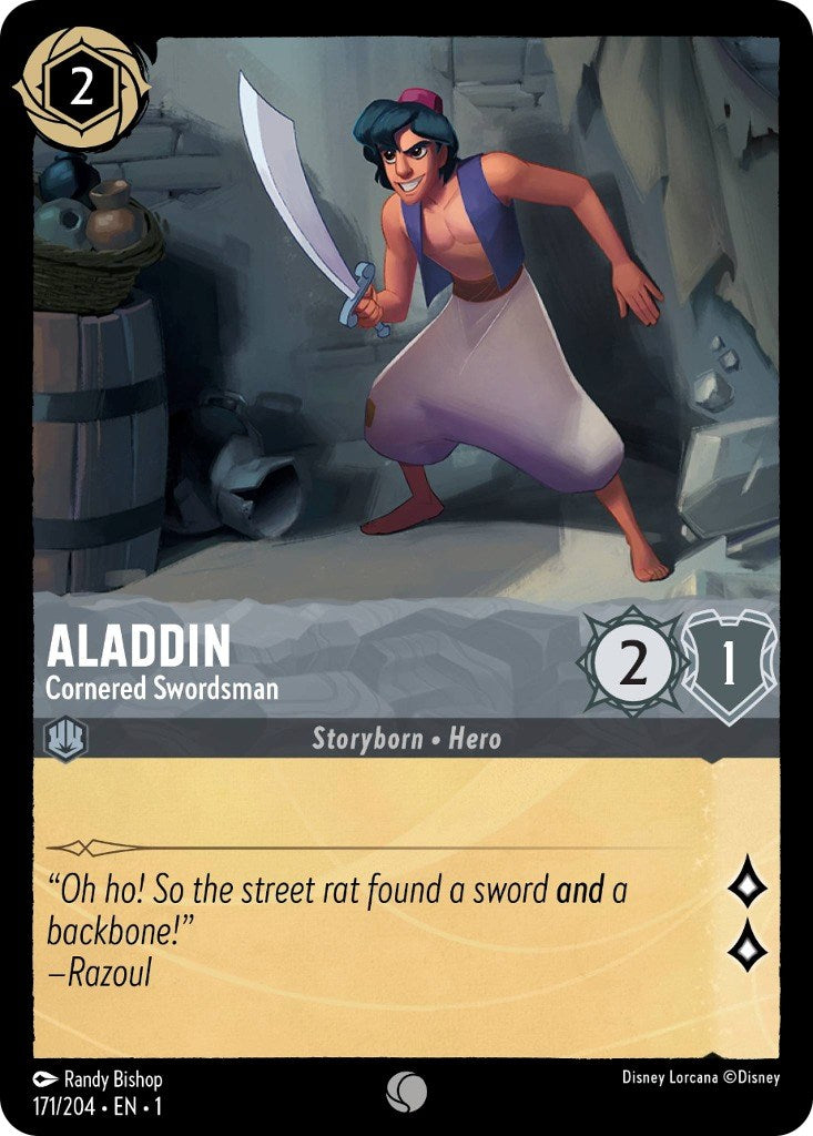 Aladdin - Cornered Swordsman (171/204) [The First Chapter] | Eastridge Sports Cards & Games