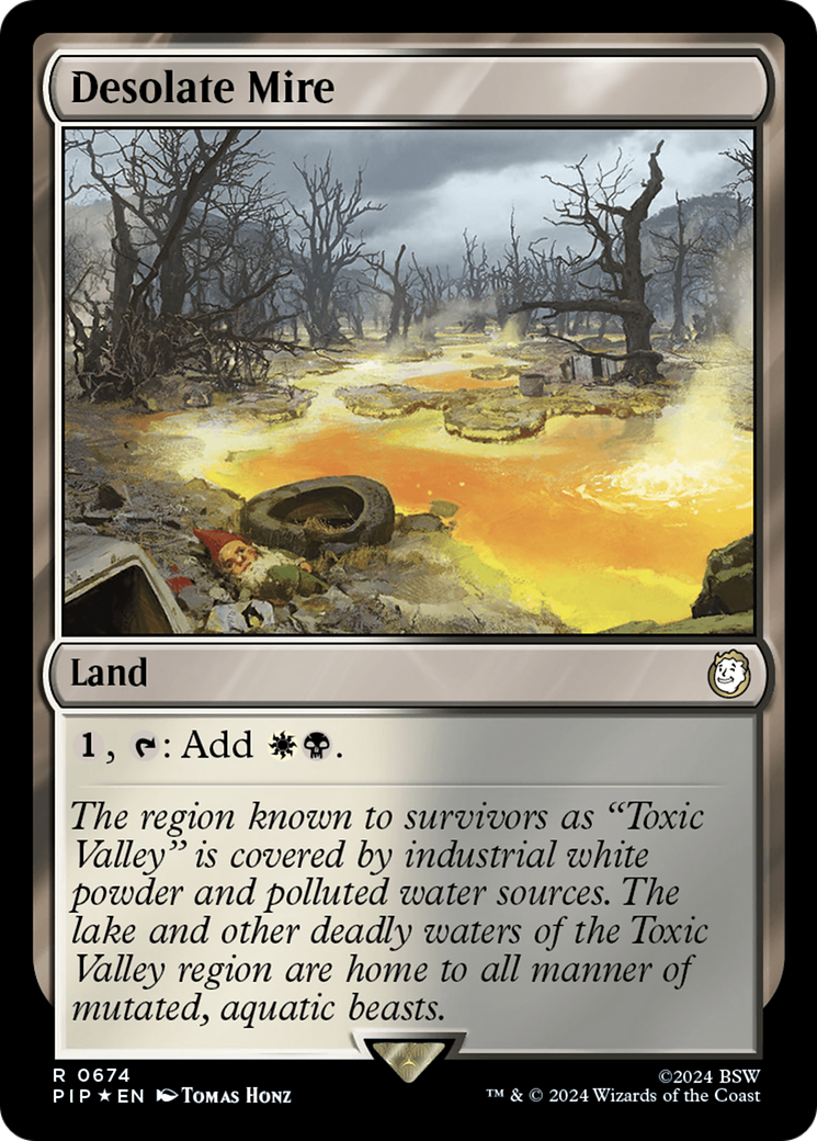 Desolate Mire (Surge Foil) [Fallout] | Eastridge Sports Cards & Games