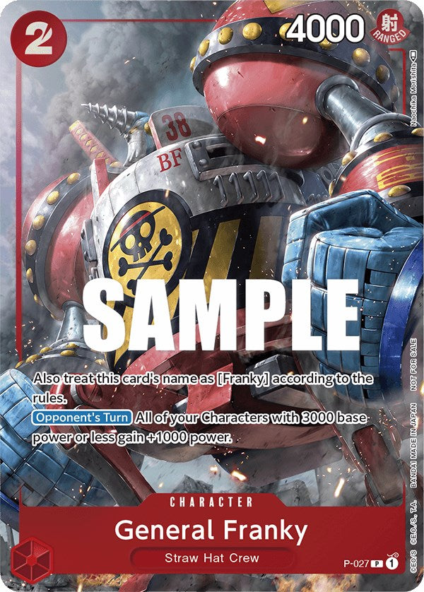 General Franky (Event Pack Vol. 2) [One Piece Promotion Cards] | Eastridge Sports Cards & Games
