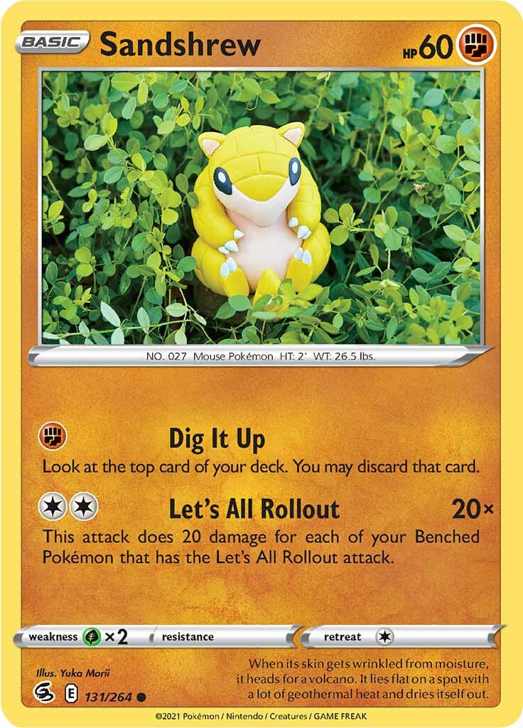 Sandshrew (131/264) [Sword & Shield: Fusion Strike] | Eastridge Sports Cards & Games