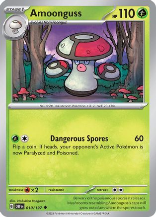 Amoonguss (010/197) [Scarlet & Violet: Obsidian Flames] | Eastridge Sports Cards & Games