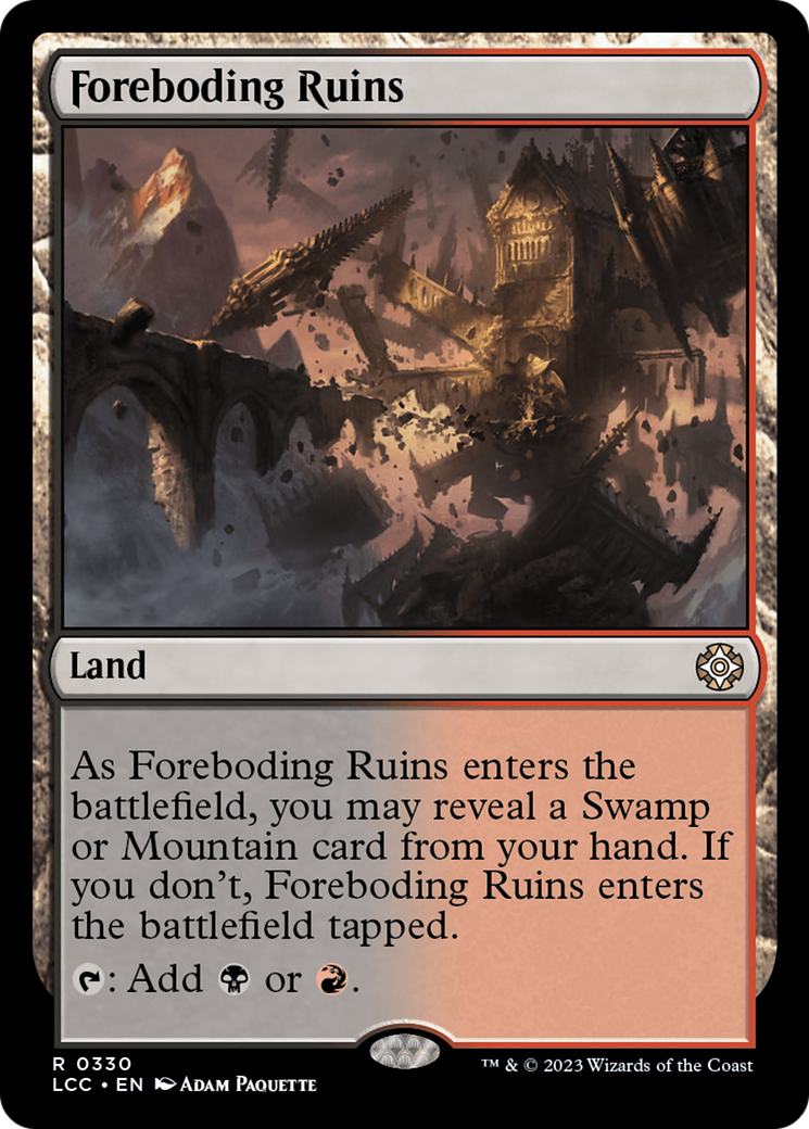 Foreboding Ruins [The Lost Caverns of Ixalan Commander] | Eastridge Sports Cards & Games