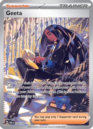 Geeta (226/197) [Scarlet & Violet: Obsidian Flames] | Eastridge Sports Cards & Games