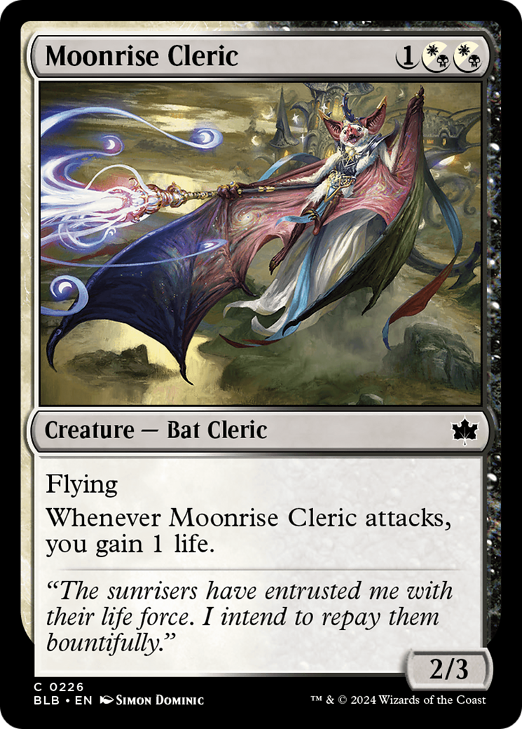 Moonrise Cleric [Bloomburrow] | Eastridge Sports Cards & Games