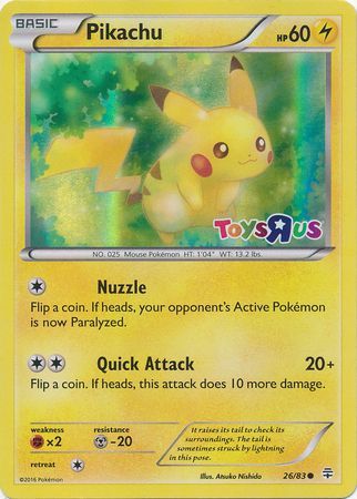 Pikachu (26/83) (Toys R Us Promo) [Miscellaneous Cards] | Eastridge Sports Cards & Games