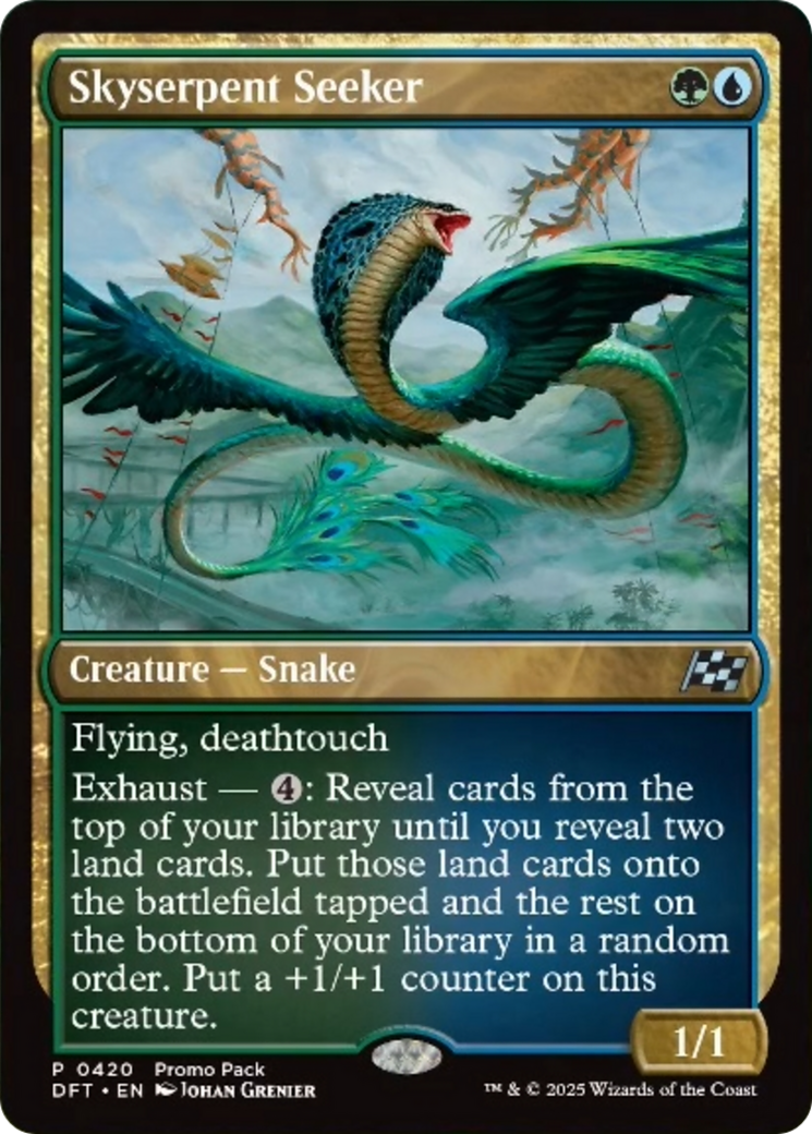 Skyserpent Seeker [Aetherdrift Promos] | Eastridge Sports Cards & Games