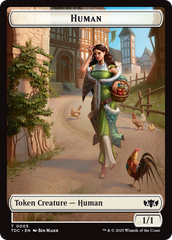Human // Rat Double-Sided Token [Tarkir: Dragonstorm Commander Tokens] | Eastridge Sports Cards & Games