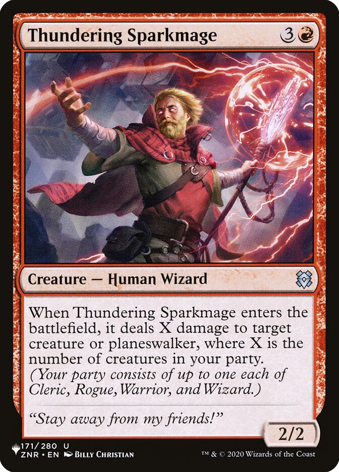 Thundering Sparkmage [The List] | Eastridge Sports Cards & Games