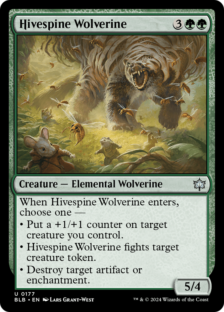 Hivespine Wolverine [Bloomburrow] | Eastridge Sports Cards & Games