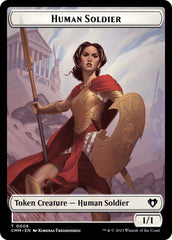 Human Soldier // Zombie (0013) Double-Sided Token [Commander Masters Tokens] | Eastridge Sports Cards & Games