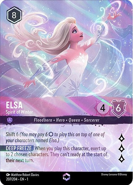 Elsa - Spirit of Winter (Enchanted) (207/204) [The First Chapter] | Eastridge Sports Cards & Games