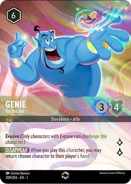 Genie - On the Job (Enchanted) (209/204) [The First Chapter] | Eastridge Sports Cards & Games