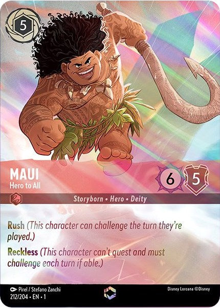 Maui - Hero to All (Enchanted) (212/204) [The First Chapter] | Eastridge Sports Cards & Games