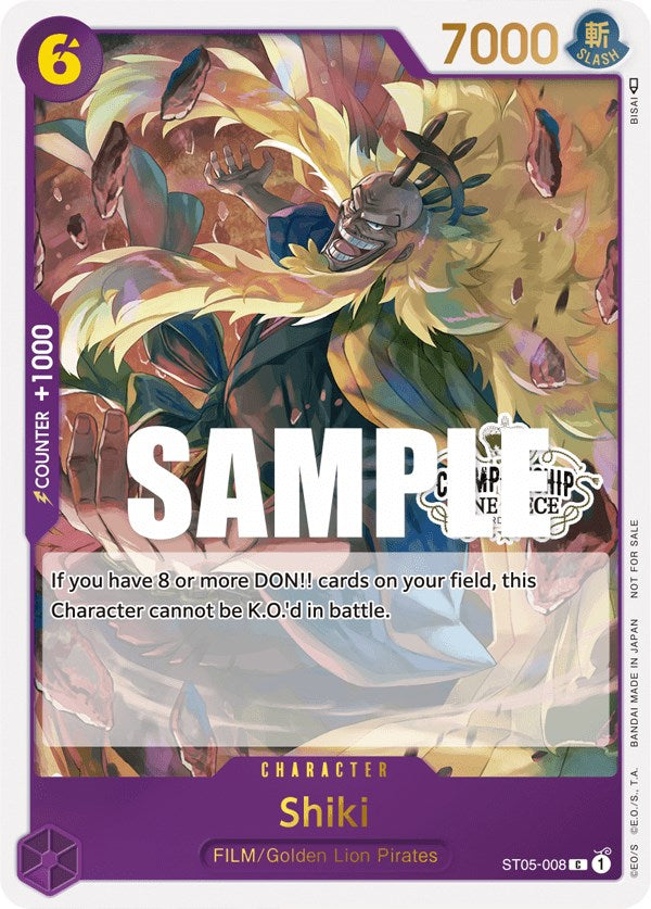 Shiki (Store Championship Participation Pack Vol. 2) [One Piece Promotion Cards] | Eastridge Sports Cards & Games