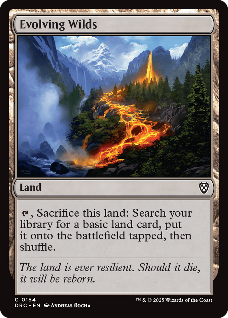 Evolving Wilds (0154) [Aetherdrift Commander] | Eastridge Sports Cards & Games
