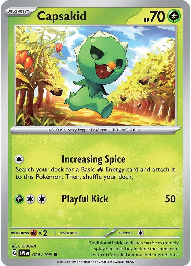 Capsakid (028/198) [Scarlet & Violet: Base Set] | Eastridge Sports Cards & Games