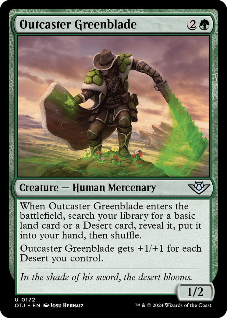 Outcaster Greenblade [Outlaws of Thunder Junction] | Eastridge Sports Cards & Games