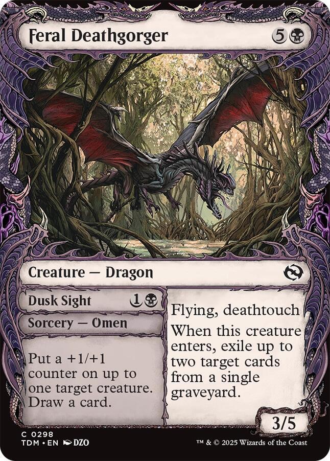Feral Deathgorger (Showcase) [Tarkir: Dragonstorm] | Eastridge Sports Cards & Games