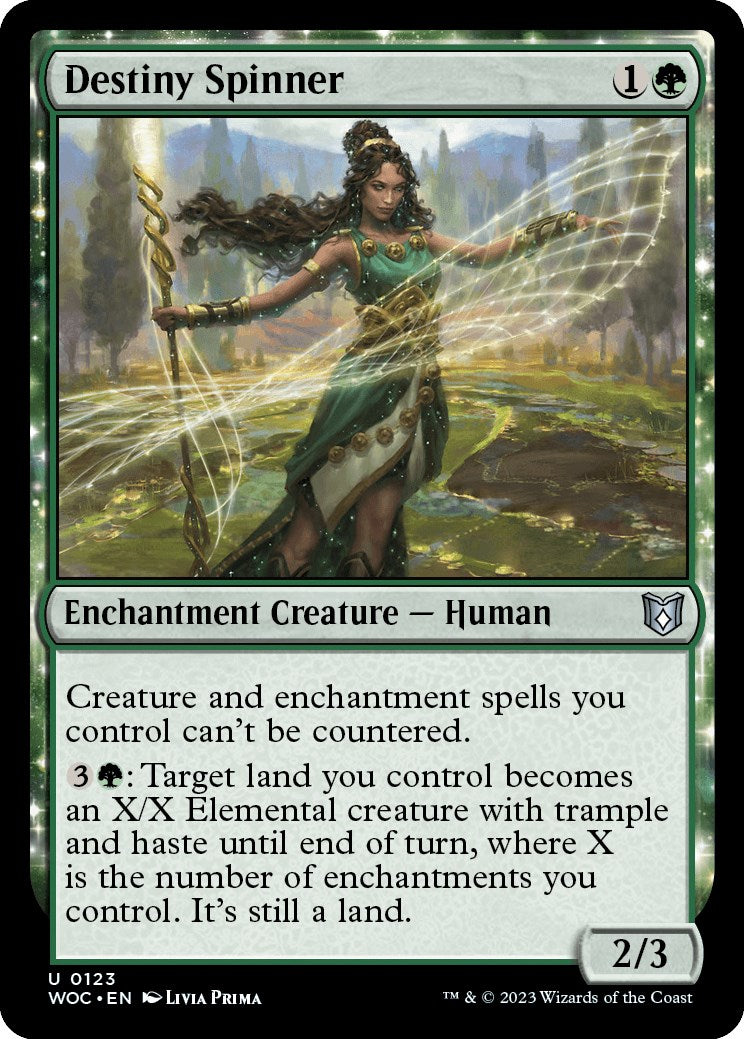 Destiny Spinner [Wilds of Eldraine Commander] | Eastridge Sports Cards & Games