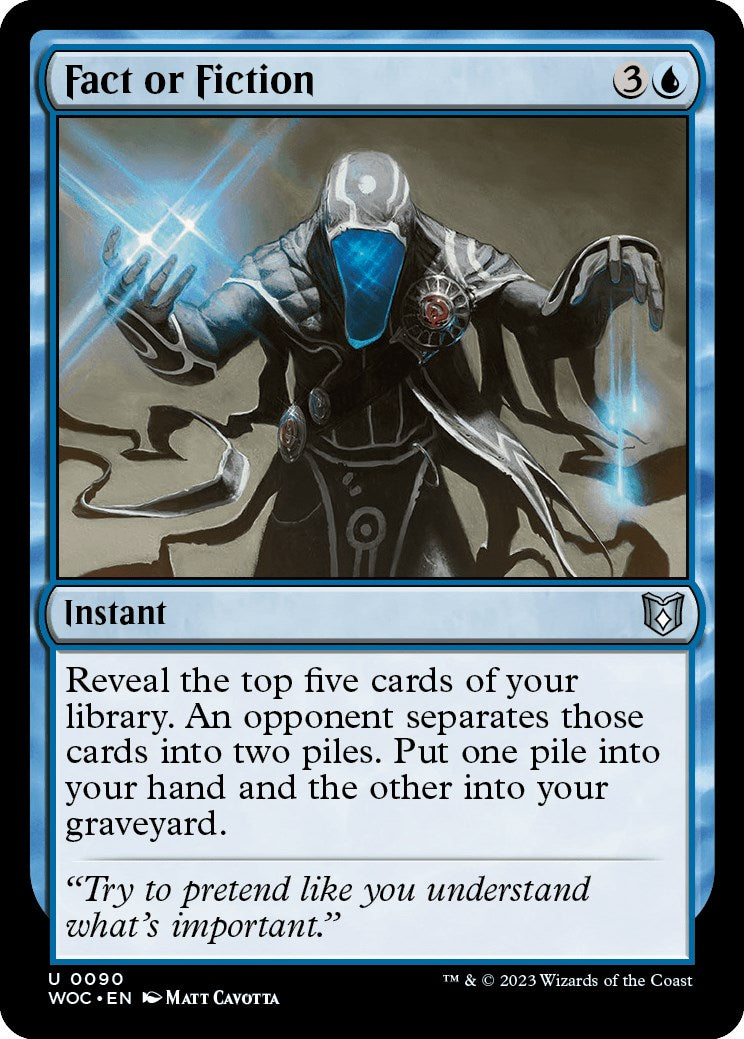 Fact or Fiction [Wilds of Eldraine Commander] | Eastridge Sports Cards & Games