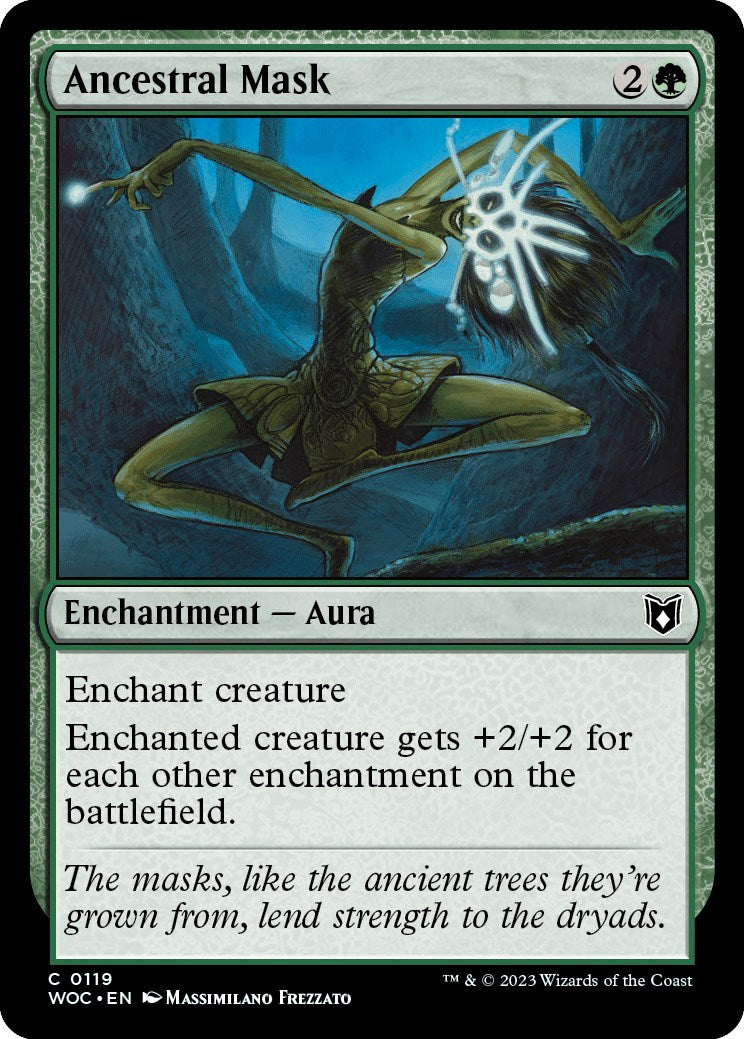 Ancestral Mask [Wilds of Eldraine Commander] | Eastridge Sports Cards & Games