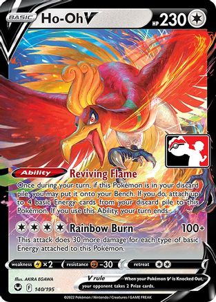 Ho-Oh V (140/195) [Prize Pack Series Three] | Eastridge Sports Cards & Games