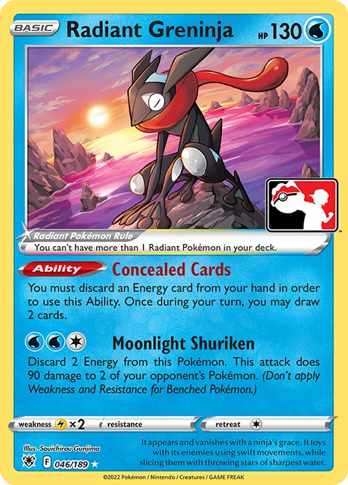 Radiant Greninja (046/189) [Prize Pack Series Three] | Eastridge Sports Cards & Games