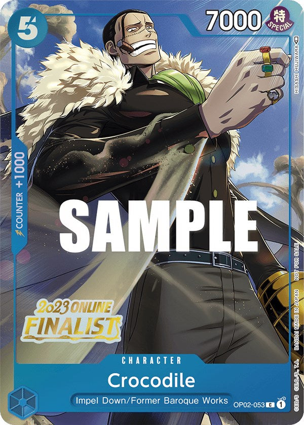 Crocodile (Online Regional 2023) [Finalist] [One Piece Promotion Cards] | Eastridge Sports Cards & Games