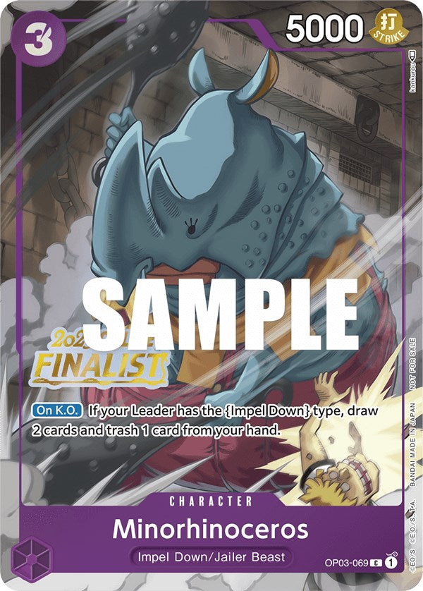 Minorhinoceros (Online Regional 2023) [Finalist] [One Piece Promotion Cards] | Eastridge Sports Cards & Games