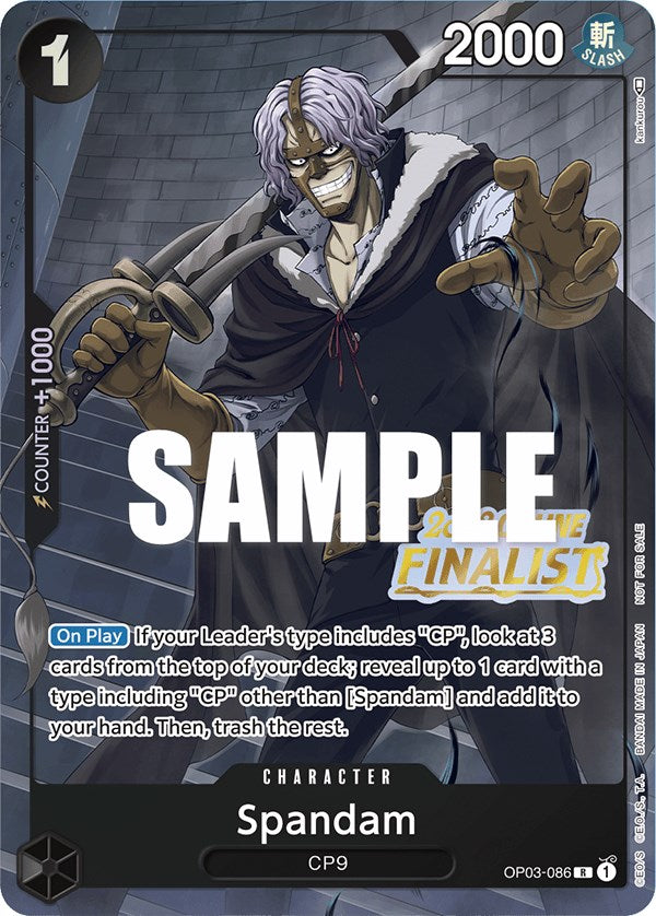 Spandam (Online Regional 2023) [Finalist] [One Piece Promotion Cards] | Eastridge Sports Cards & Games