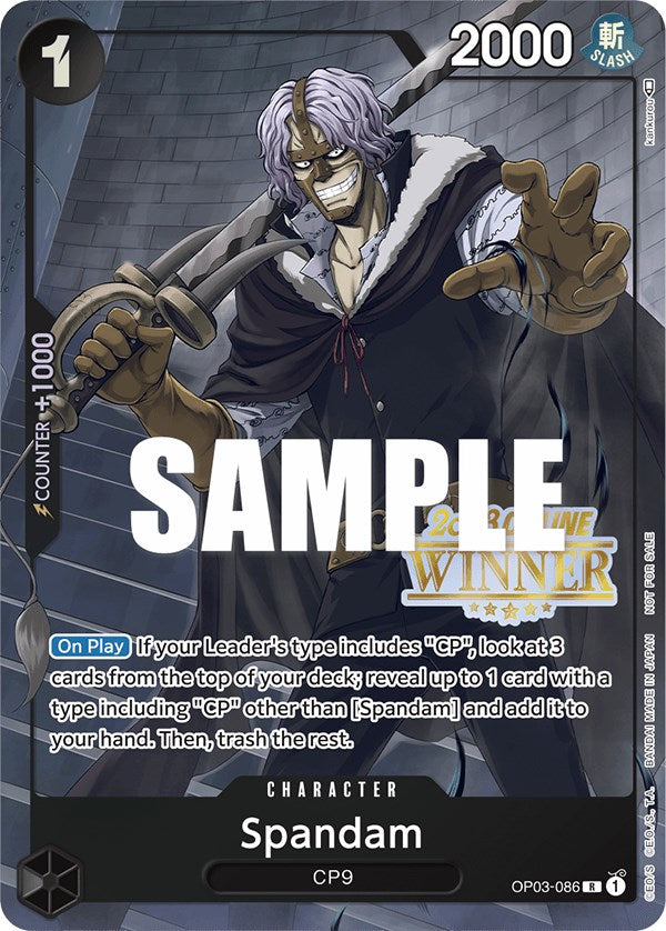 Spandam (Online Regional 2023) [Winner] [One Piece Promotion Cards] | Eastridge Sports Cards & Games