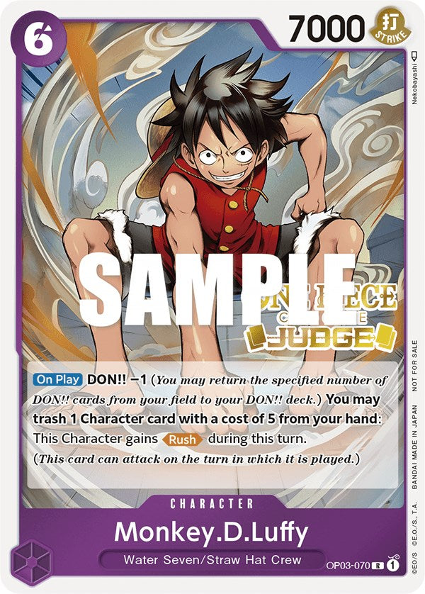Monkey.D.Luffy (Judge Pack Vol. 2) [One Piece Promotion Cards] | Eastridge Sports Cards & Games