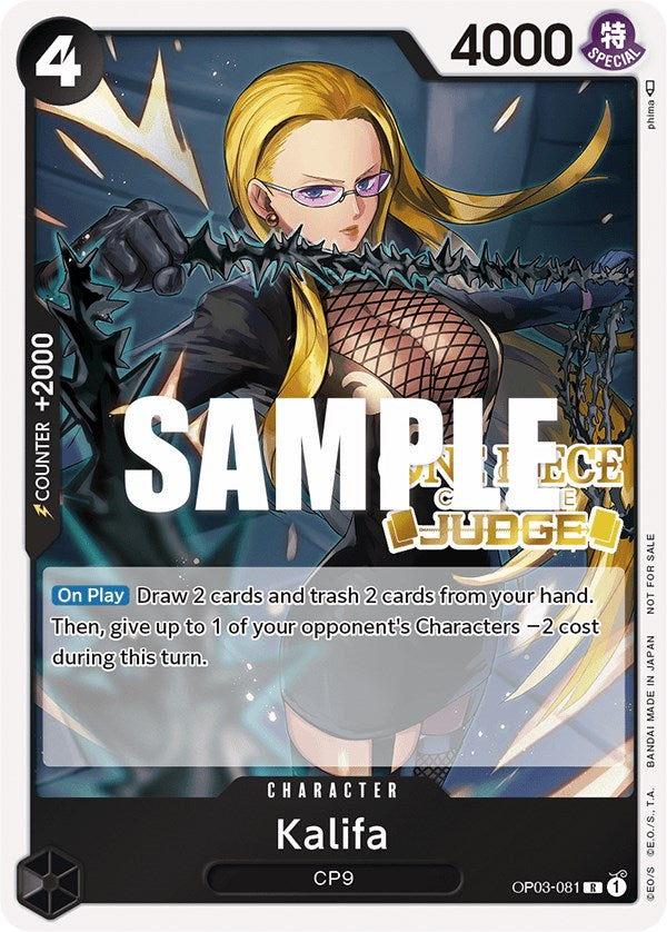 Kalifa (Judge Pack Vol. 2) [One Piece Promotion Cards] | Eastridge Sports Cards & Games
