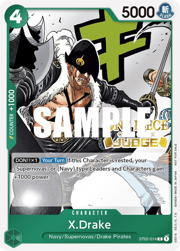 X.Drake (Judge Pack Vol. 2) [One Piece Promotion Cards] | Eastridge Sports Cards & Games