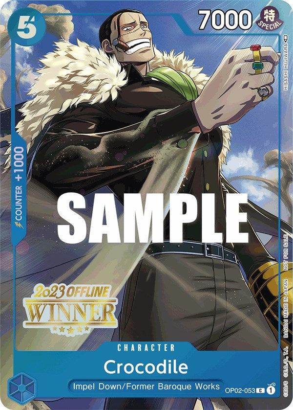 Crocodile (Offline Regional 2023) [Winner] [One Piece Promotion Cards] | Eastridge Sports Cards & Games