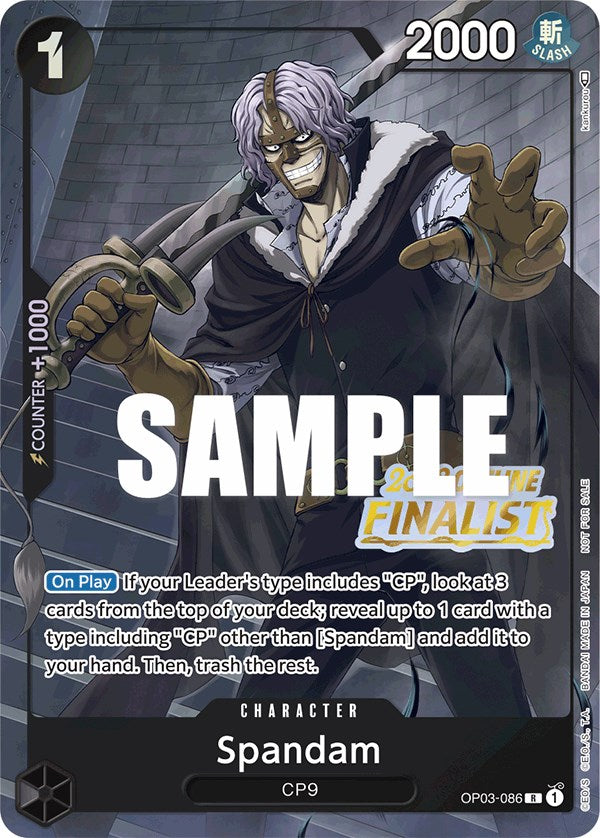 Spandam (Offline Regional 2023) [Finalist] [One Piece Promotion Cards] | Eastridge Sports Cards & Games