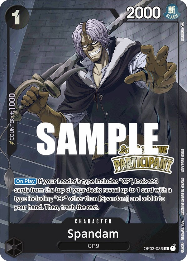 Spandam (Offline Regional 2023) [Participant] [One Piece Promotion Cards] | Eastridge Sports Cards & Games