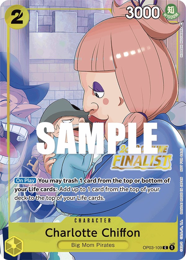 Charlotte Chiffon (Offline Regional 2023) [Finalist] [One Piece Promotion Cards] | Eastridge Sports Cards & Games
