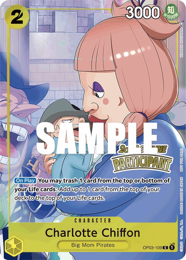 Charlotte Chiffon (Offline Regional 2023) [Participant] [One Piece Promotion Cards] | Eastridge Sports Cards & Games