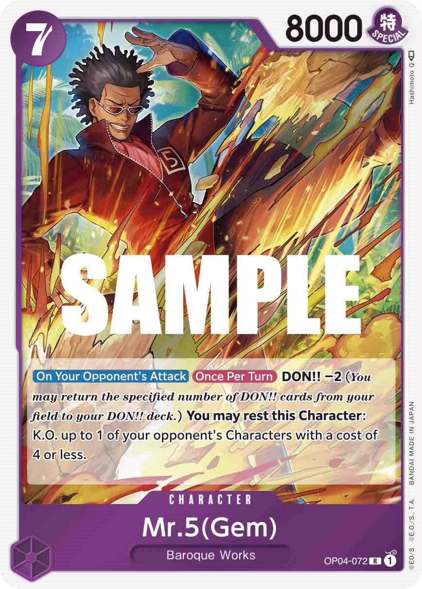 Mr.5(Gem) [Kingdoms of Intrigue] | Eastridge Sports Cards & Games