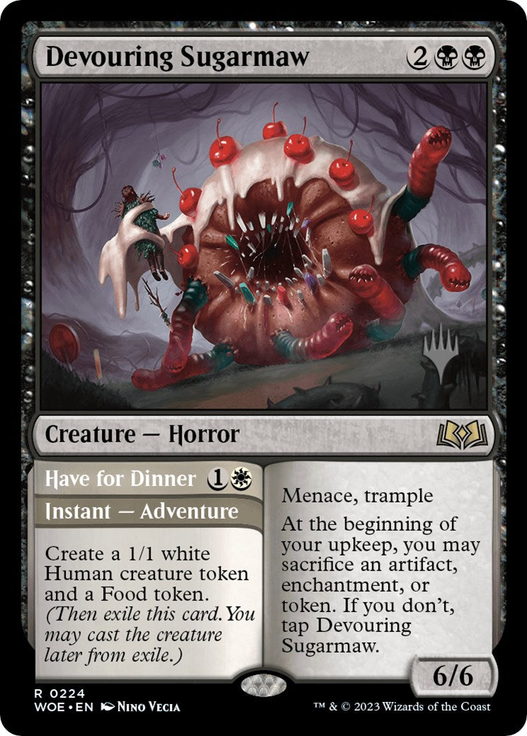 Devouring Sugarmaw // Have for Dinner(Promo Pack) [Wilds of Eldraine Promos] | Eastridge Sports Cards & Games