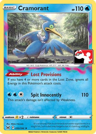 Cramorant (050/196) [Prize Pack Series Three] | Eastridge Sports Cards & Games