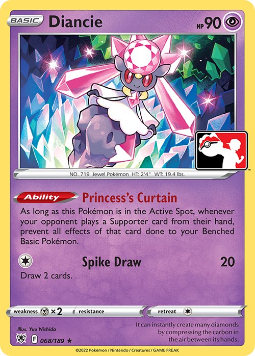 Diancie (068/189) [Prize Pack Series Three] | Eastridge Sports Cards & Games