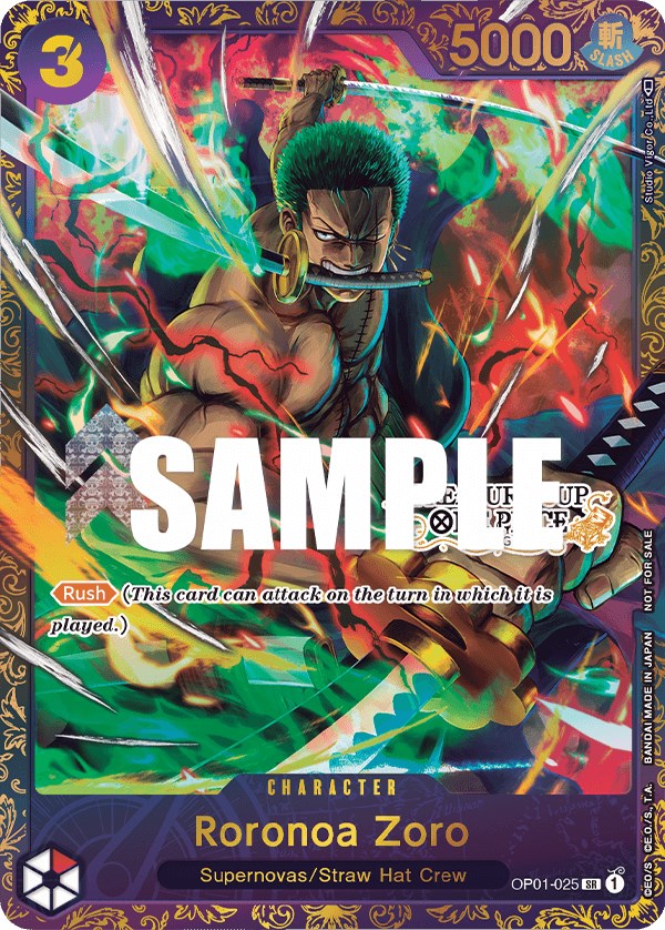 Roronoa Zoro (OP01-025) (Treasure Cup) [One Piece Promotion Cards] | Eastridge Sports Cards & Games