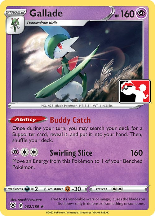 Gallade (062/189) [Prize Pack Series Three] | Eastridge Sports Cards & Games